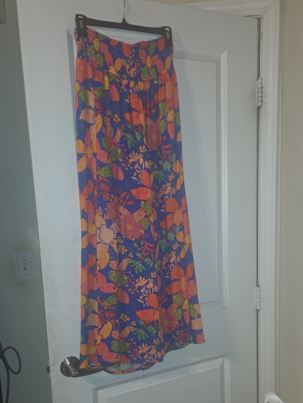 Sienna Sky Blue Floral Wide-Leg Jumpsuit Pants